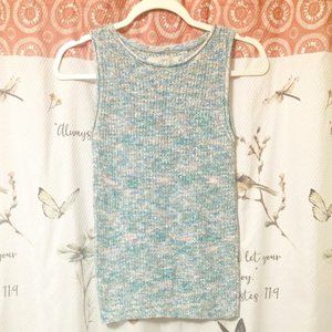 LOFT Women's Petite Marble Knit Tank Top Size XXSP